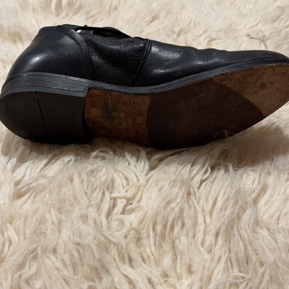 Minnelli Black Leather ankle boots made in Italy - Picture 6 of 9